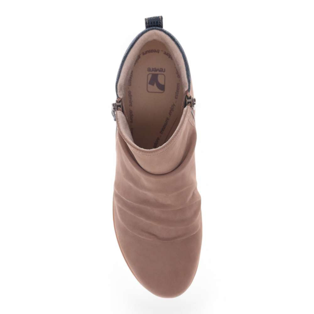 Plymouth Boots - Toffee Nubuck/Navy Lizard