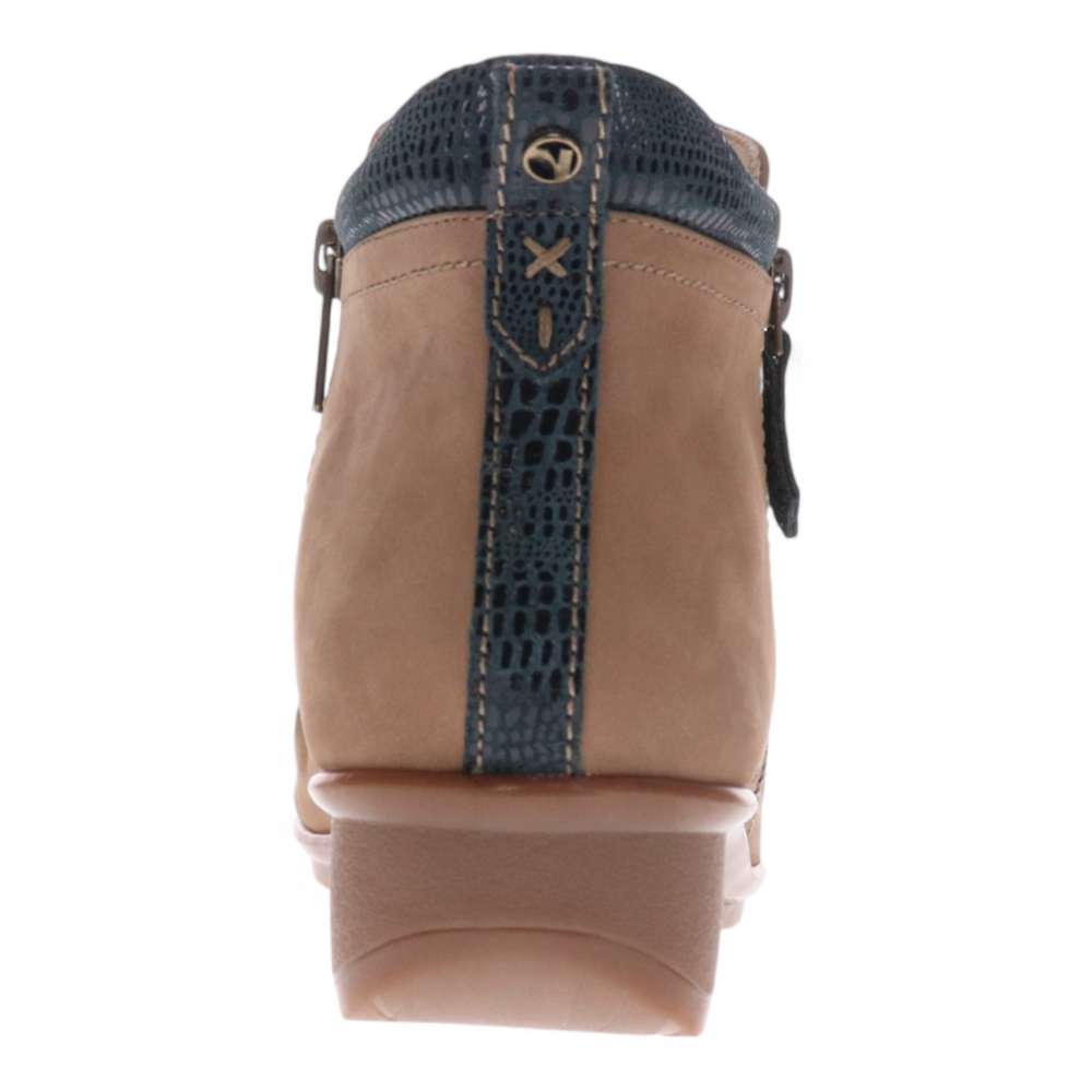 Plymouth Boots - Toffee Nubuck/Navy Lizard