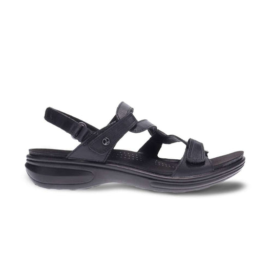 Emerald Adjustable Sandal - Black