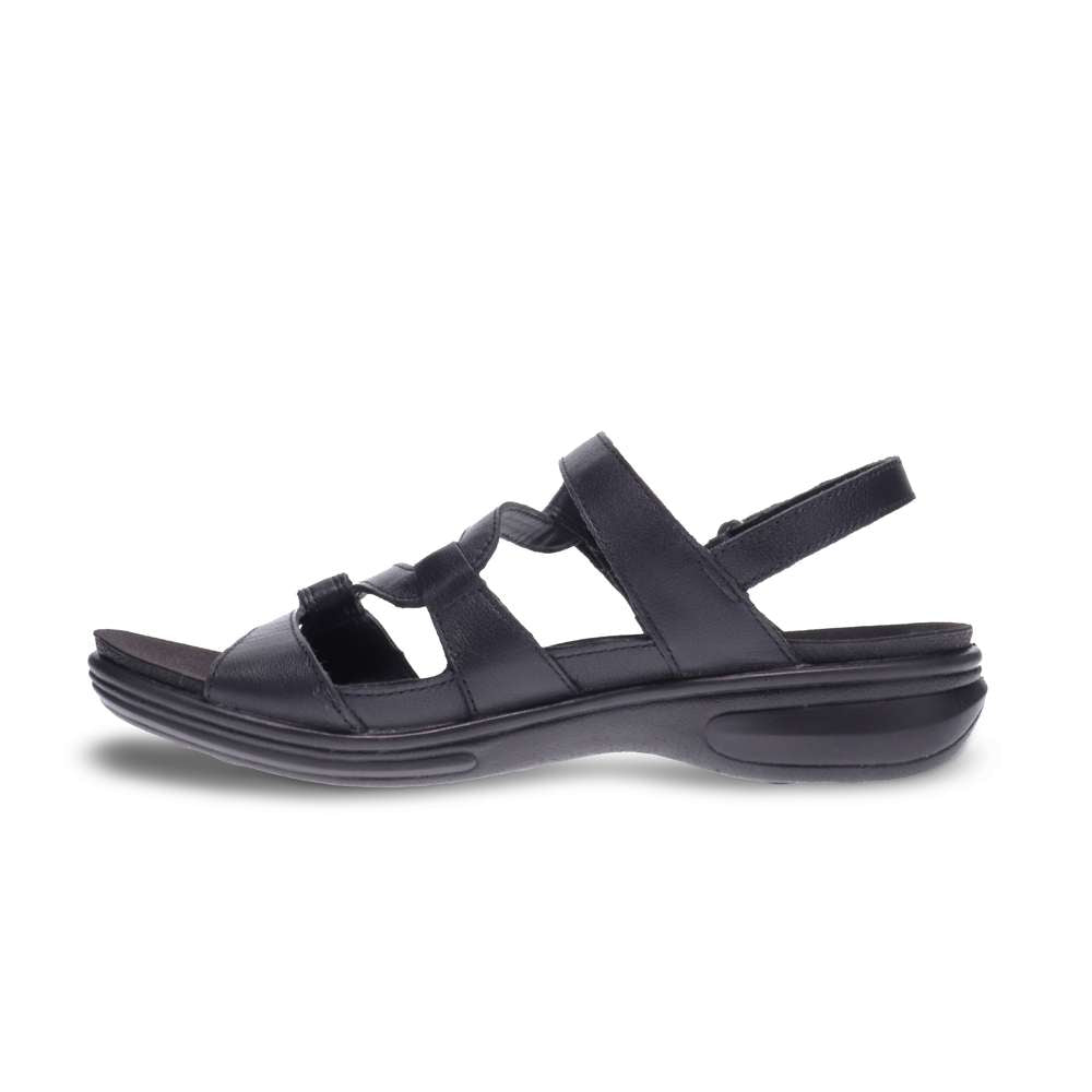 Emerald Adjustable Sandal - Black