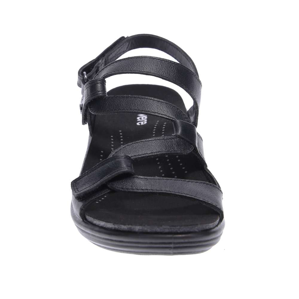 Emerald Adjustable Sandal - Black