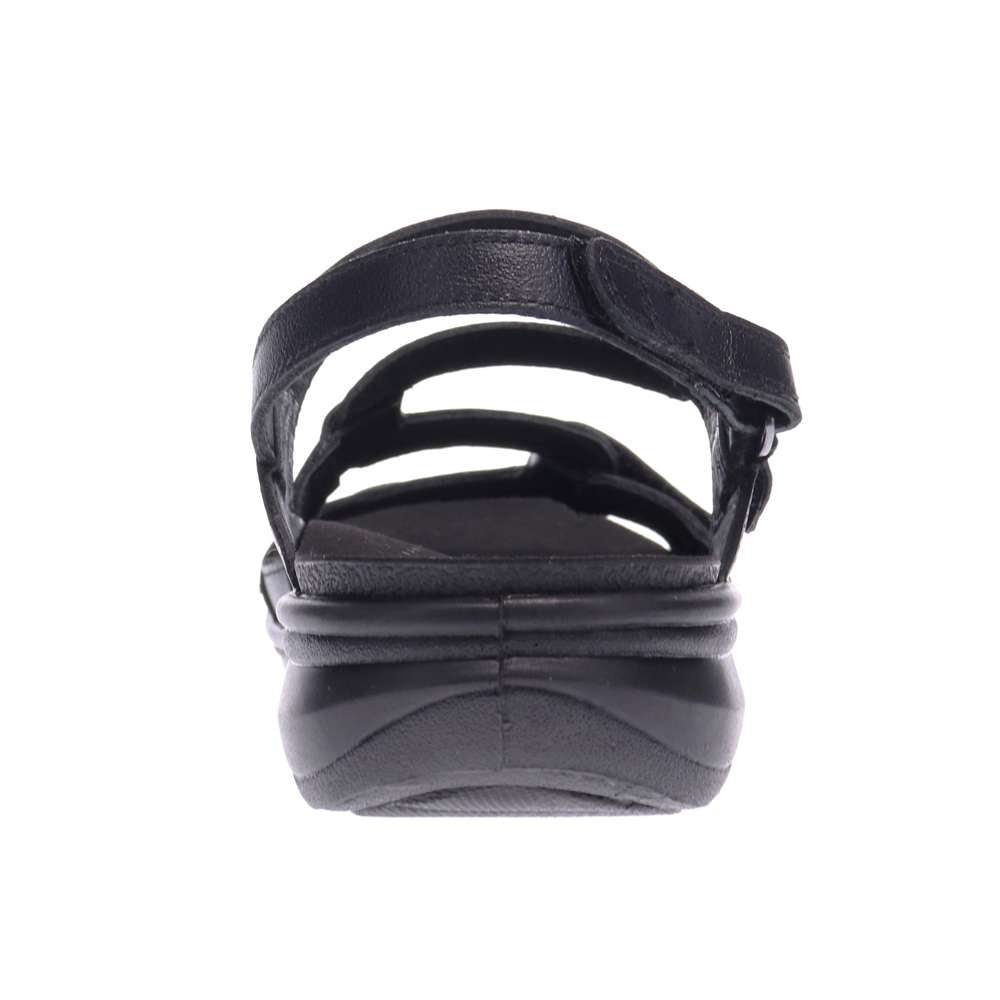 Emerald Adjustable Sandal - Black