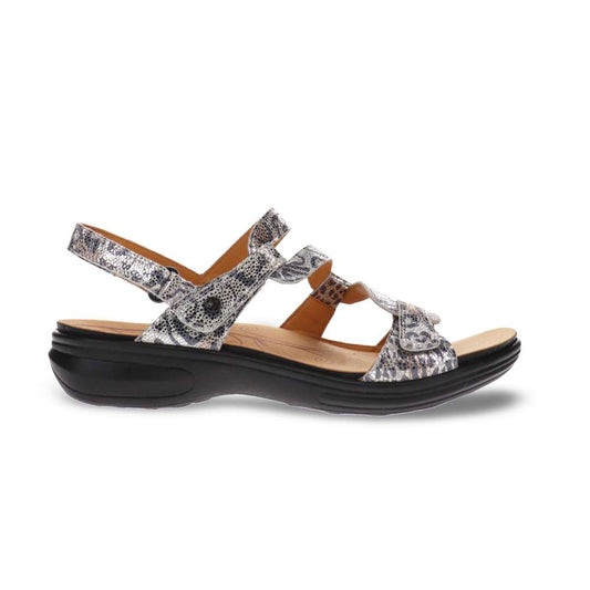 Emerald Adjustable Sandal - Silver Safari