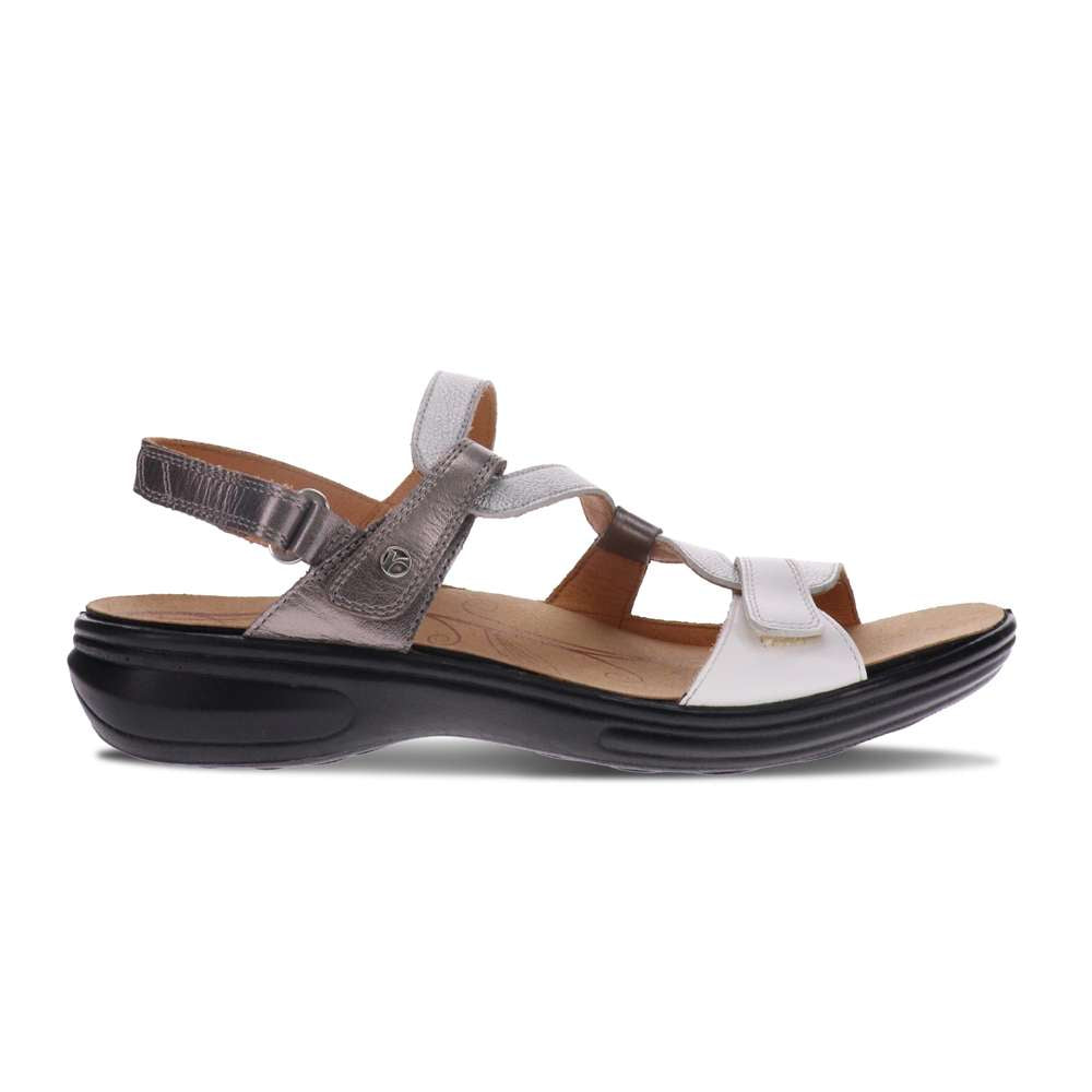 Emerald Adjustable Sandal - Silver Fusion
