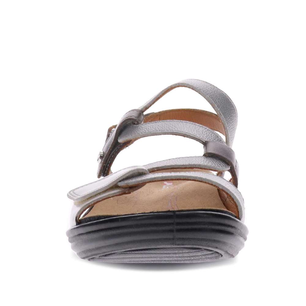 Emerald Adjustable Sandal - Silver Fusion