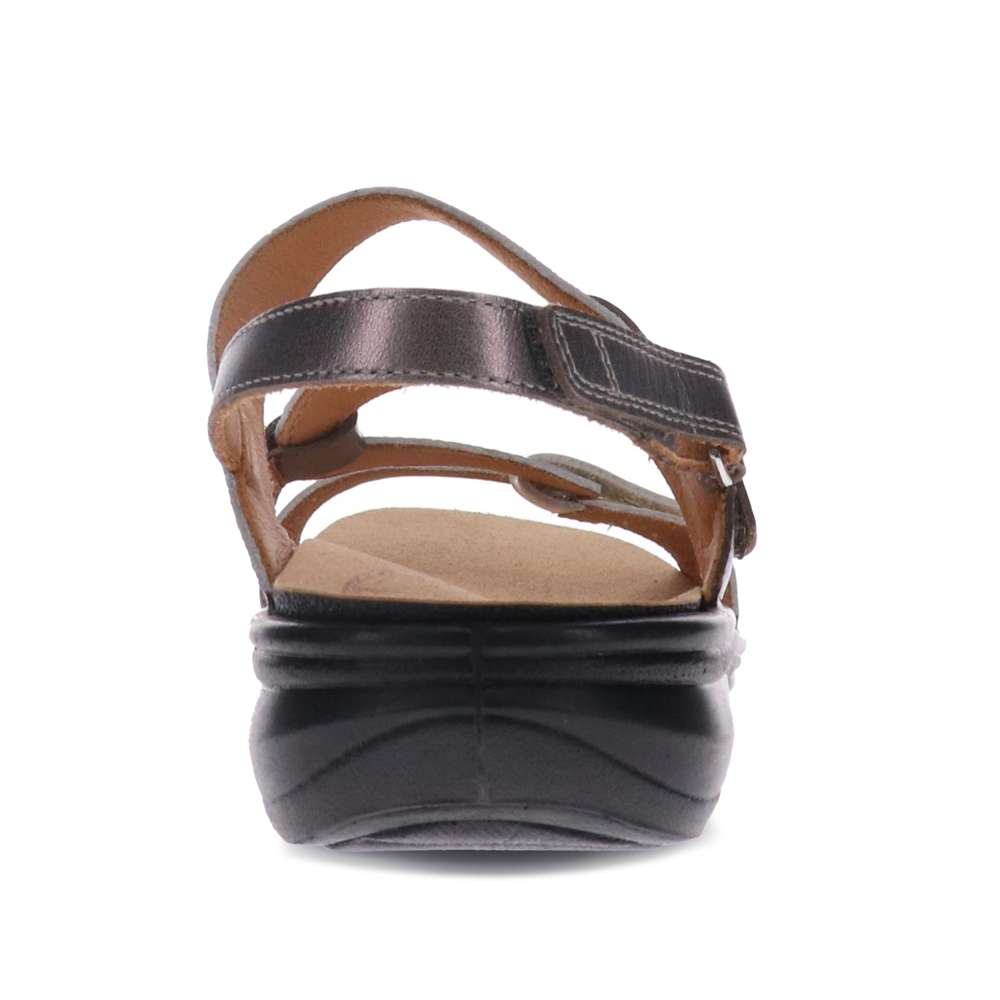 Emerald Adjustable Sandal - Silver Fusion