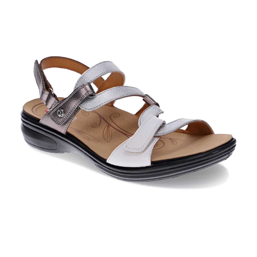 Emerald Adjustable Sandal - Silver Fusion