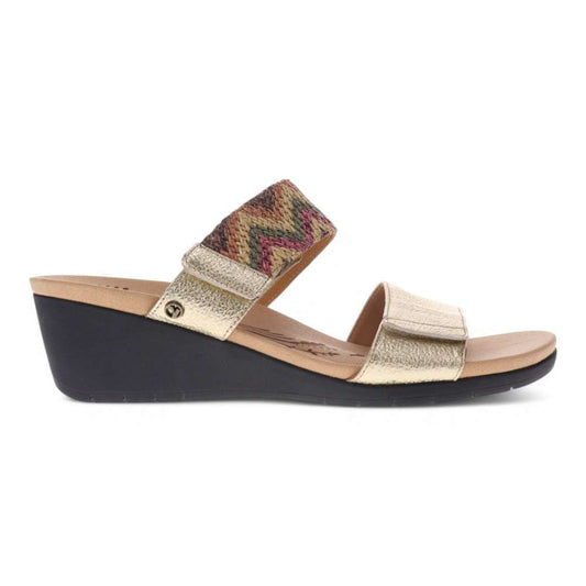Sorrento Wedge - Gold Multi