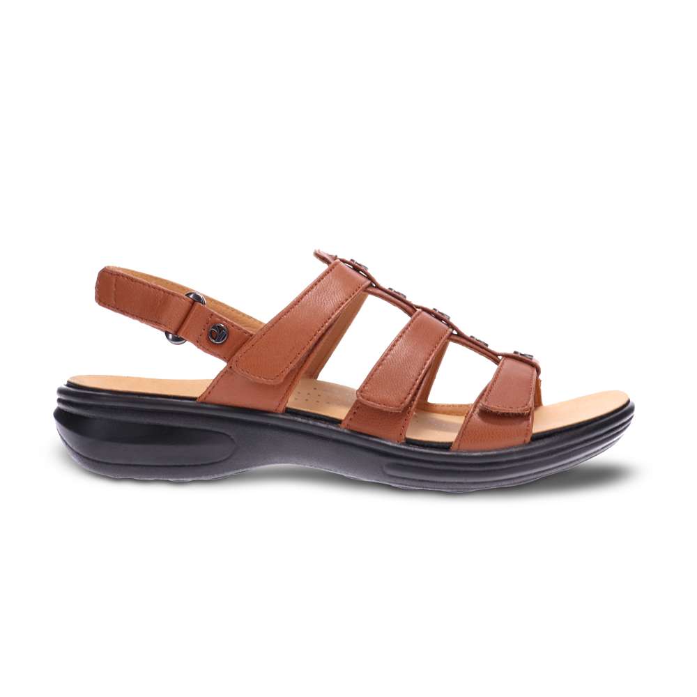 Toledo Backstrap Sandal - Cognac