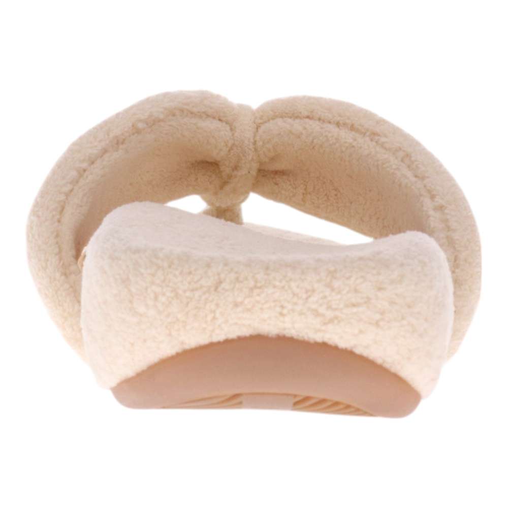 Cozy Toe Post Slipper - Ivory
