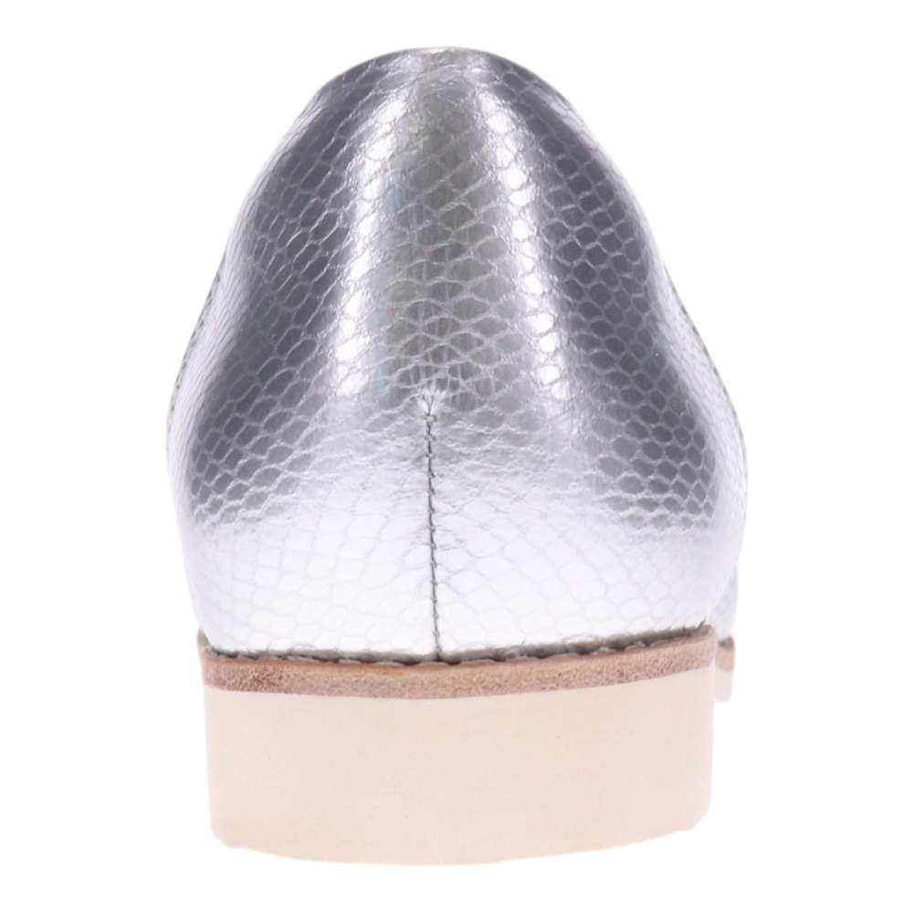 Remi Casual Slip-On - Silver Snake