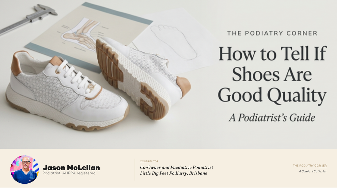 White leather sneakers beside a foot anatomy chart, Podiatry Corner guide