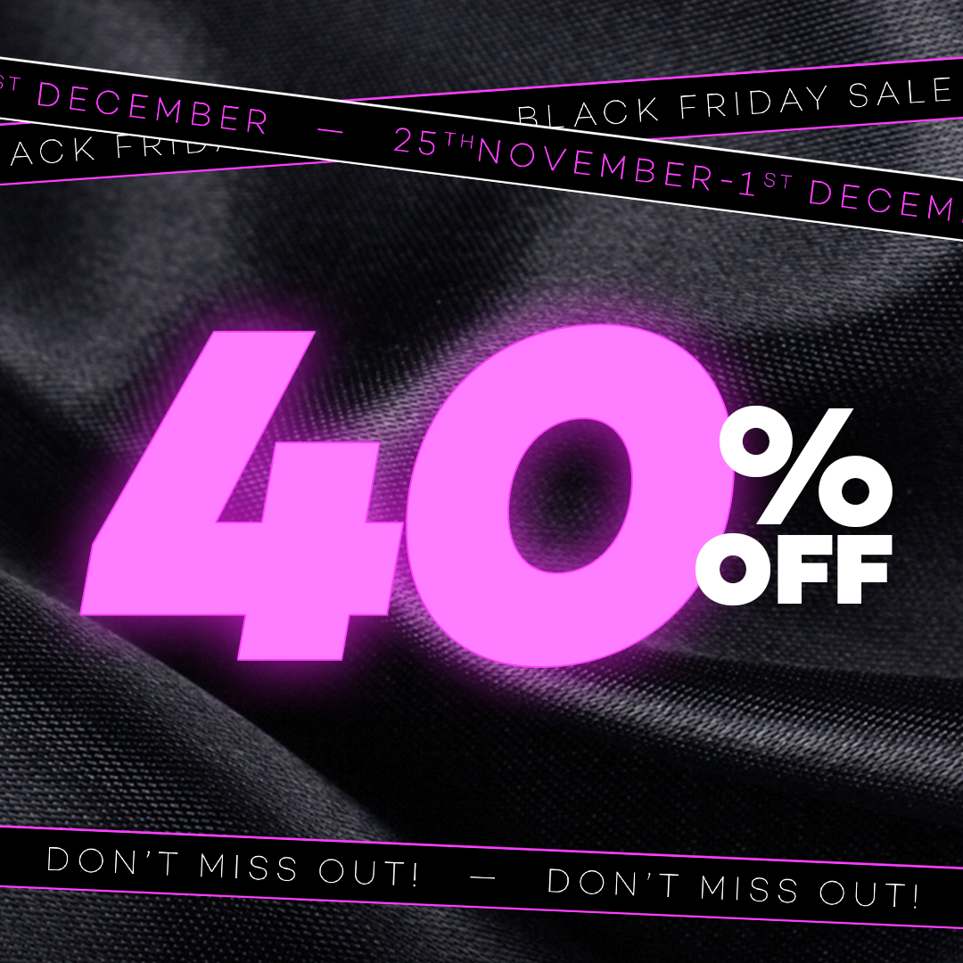 Black Friday - 40% OFF