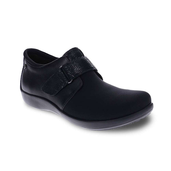 Revere Izmir leather loafer in black