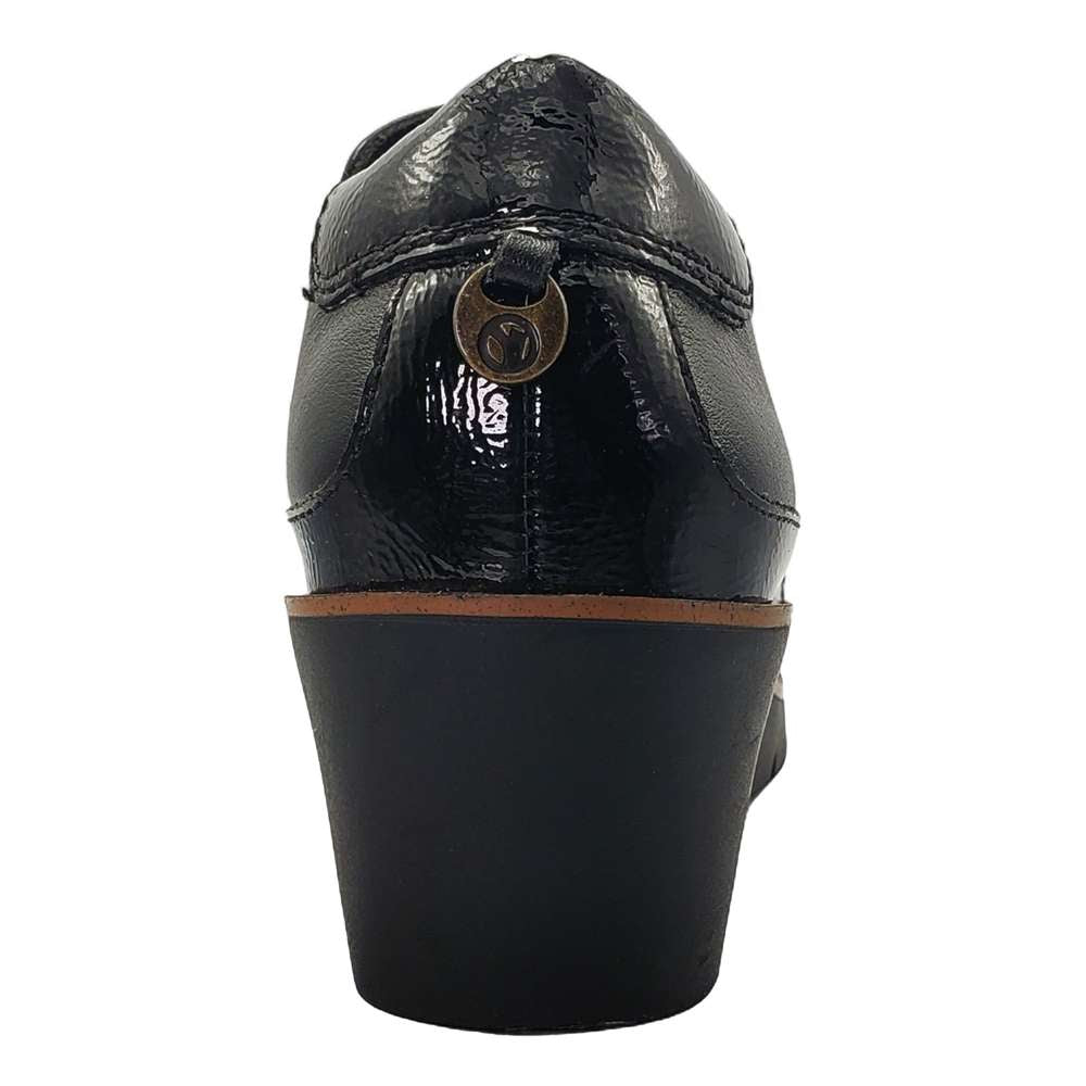 Mykonos Wedge Loafer - Black