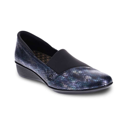 Naples Wedged Loafer - Slate Interest