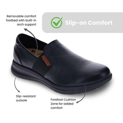 Panama Slip-On Casual Sneaker - Black