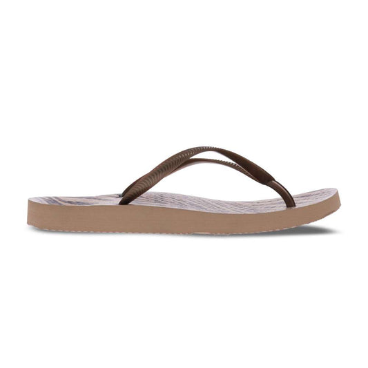 Venice Print Women's Toe Post Sandal - Tiger