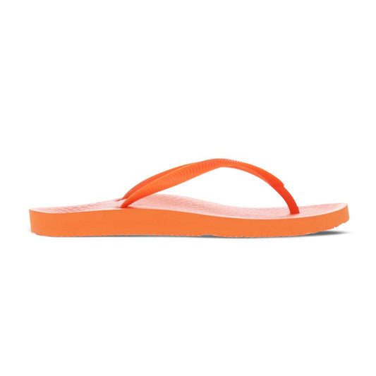 Venice Solid Women's Toe Post Sandal - Tangerine