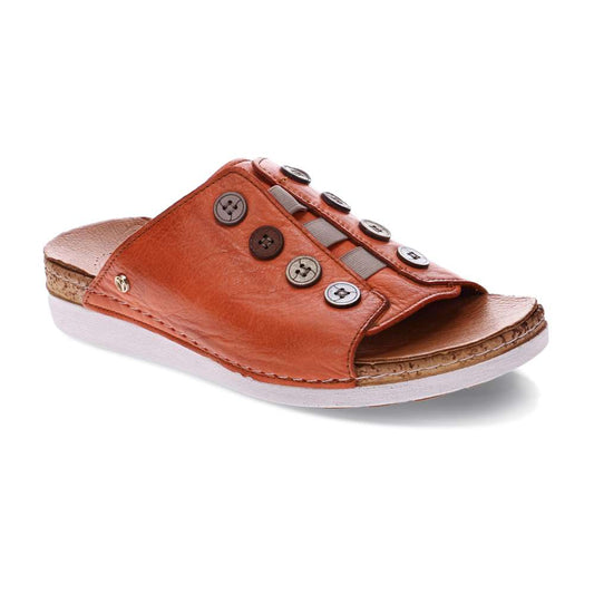 Antalya Slide Sandal - Mango