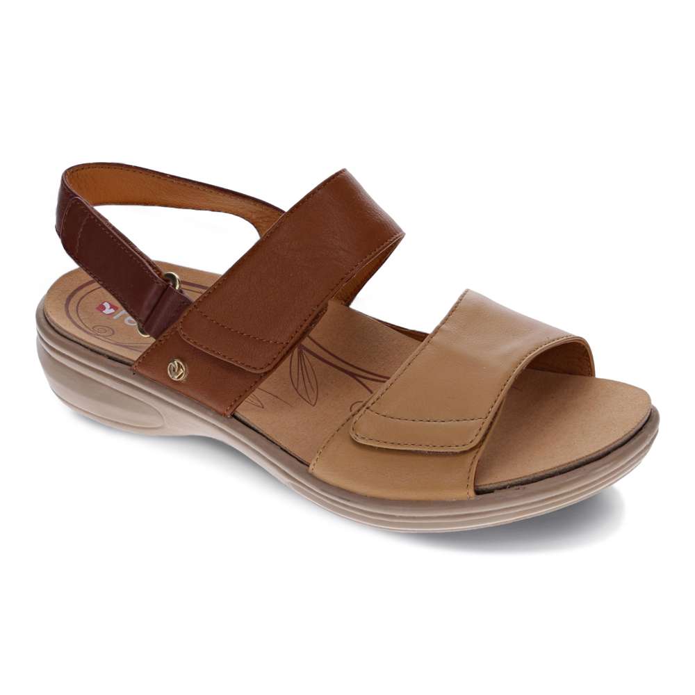Como Adjustable Sandal - Tan Multi