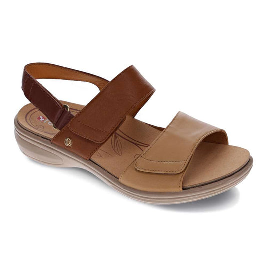 Como Adjustable Sandal - Tan Multi