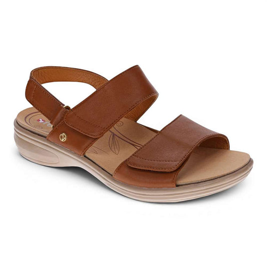 Como Adjustable Slingback Sandal - Tan