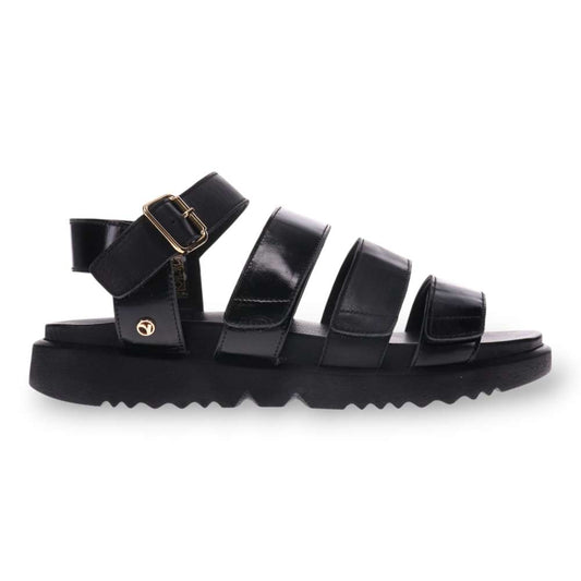 Costa Rica Sandal - Black Sheen