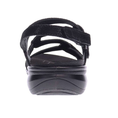 Emerald Adjustable Sandal - Black Lizard