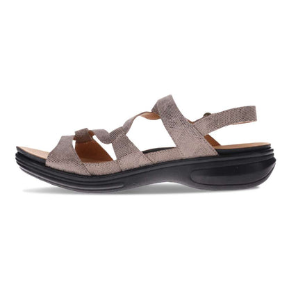 Emerald Adjustable Sandal - Champagne Angle