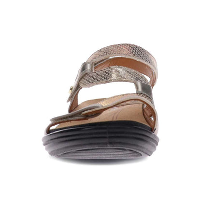 Emerald Adjustable Sandal - Mixed Metallic
