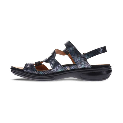 Emerald Adjustable Sandal - Slate Interest