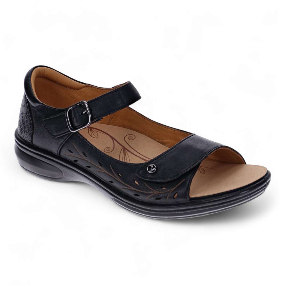 Lagos Sandal - Black French