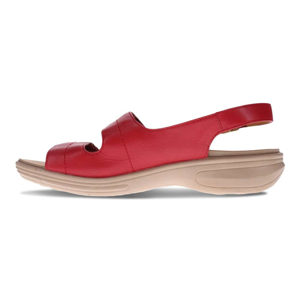 Manilla Sandal - Ruby Red