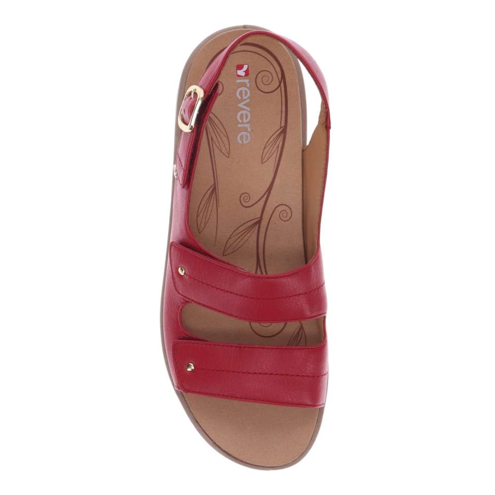 Manilla Sandal - Ruby Red