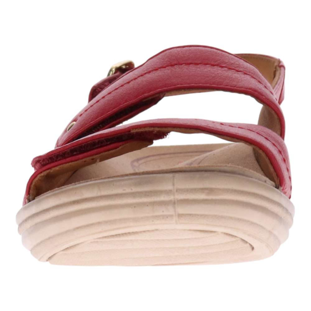 Manilla Sandal - Ruby Red