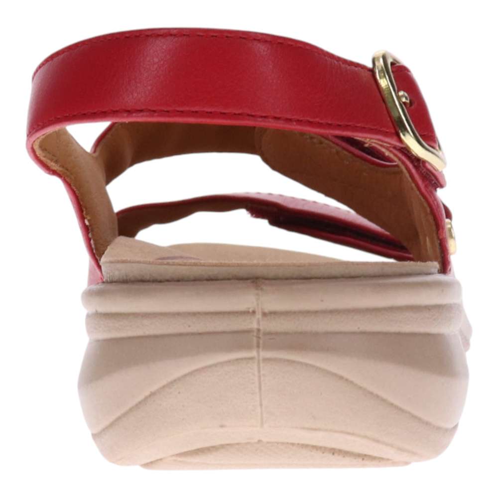 Manilla Sandal - Ruby Red