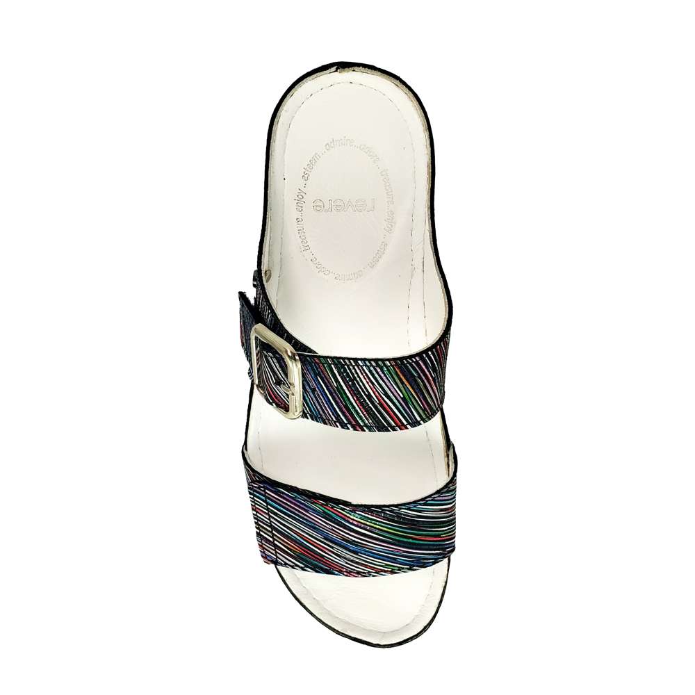 Palma Sandal - Black Stripe