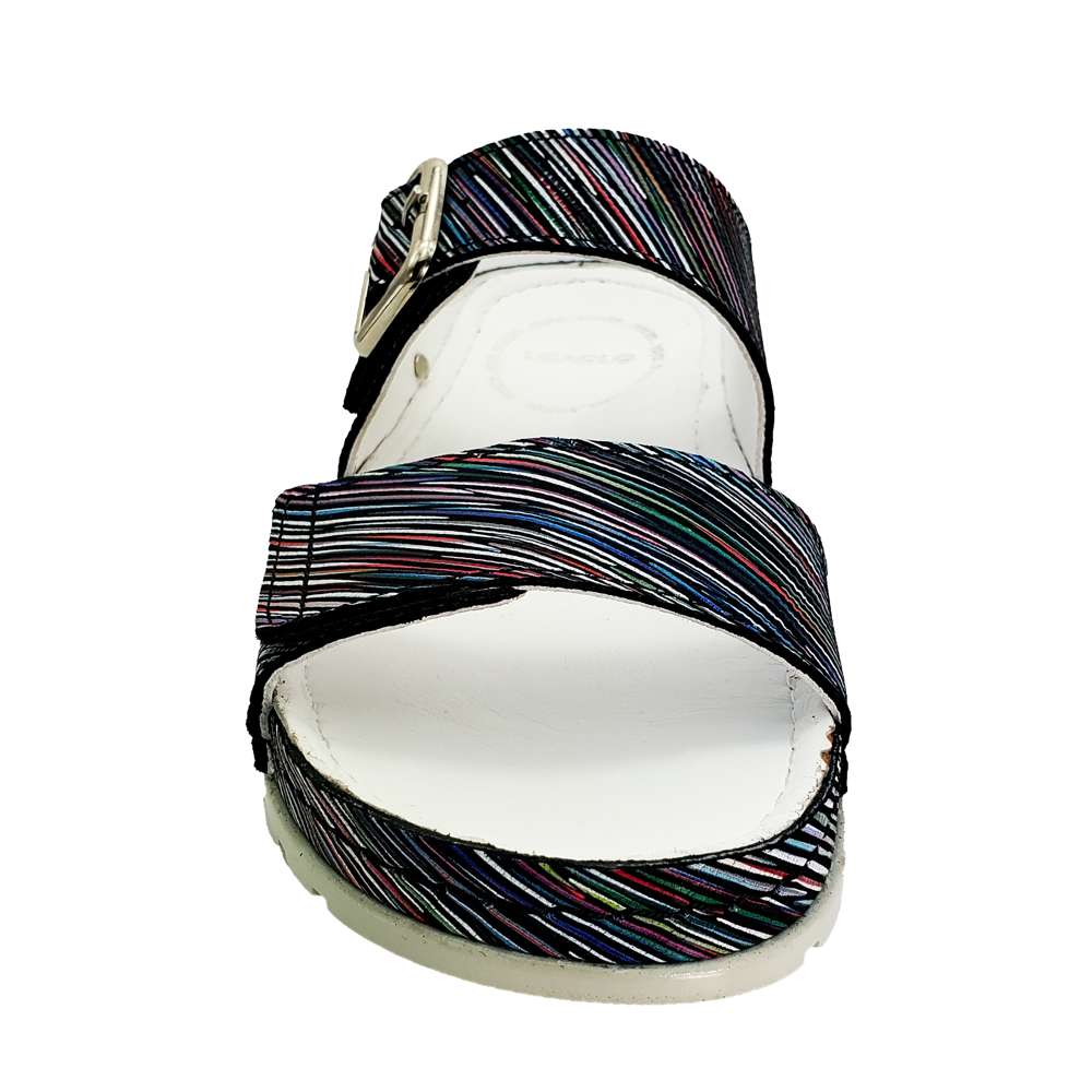 Palma Sandal - Black Stripe