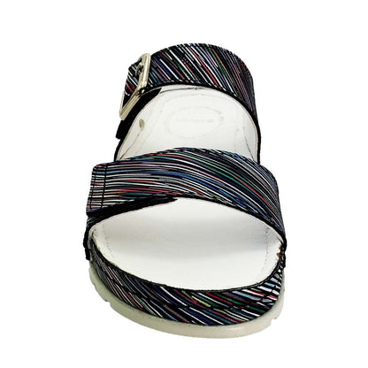 Palma Sandal - Black Stripe