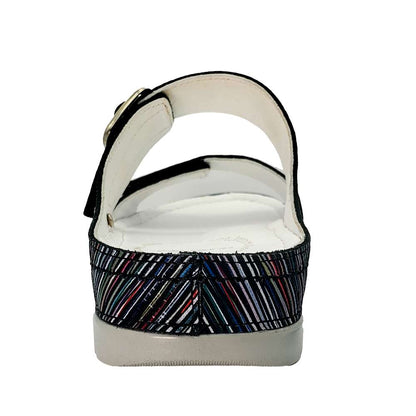 Palma Sandal - Black Stripe