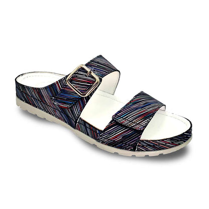Palma Sandal - Black Stripe