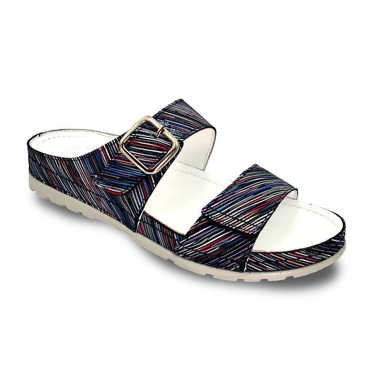 Palma Sandal - Black Stripe