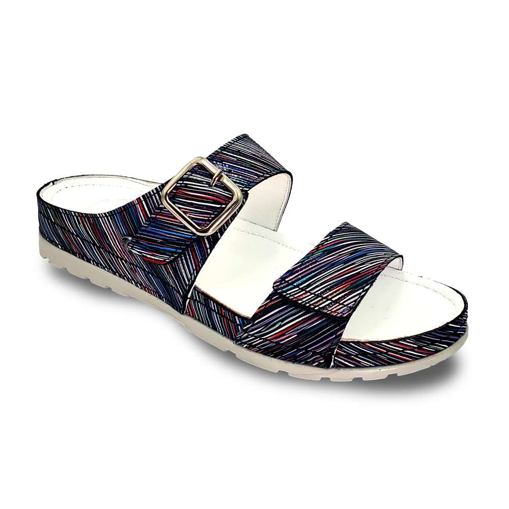 Palma Sandal - Black Stripe
