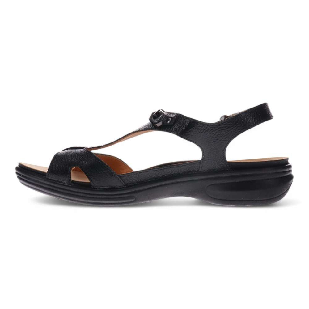 Santa Clara Sandal - Black Pebble