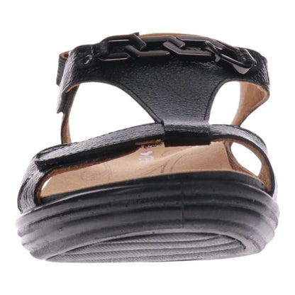 Santa Clara Sandal - Black Pebble