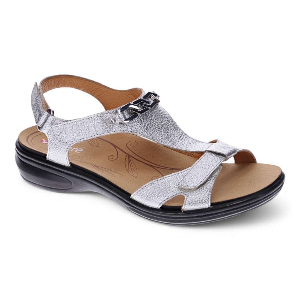 Santa Clara Sandal - Silver Pebble