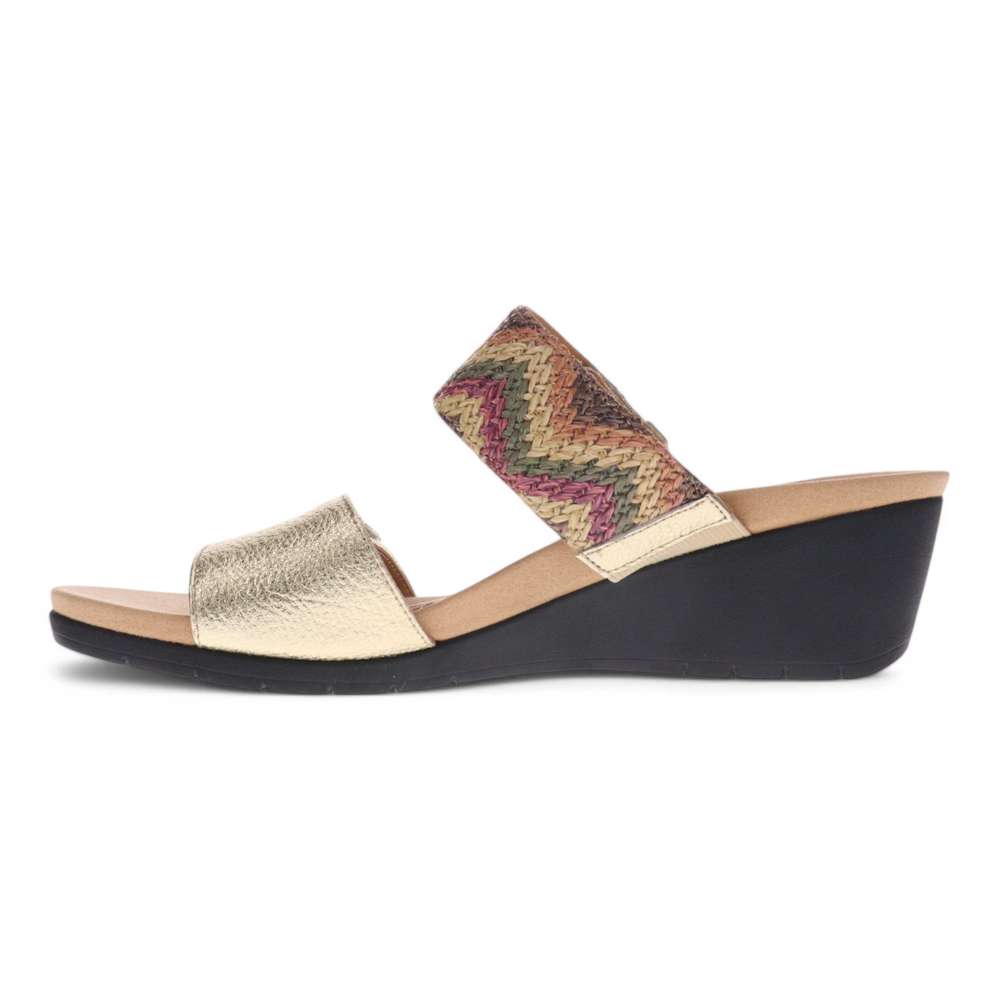 Sorrento Wedge - Gold Multi