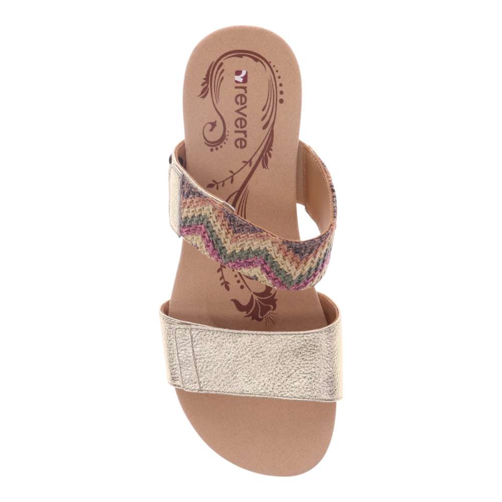 Sorrento Wedge - Gold Multi