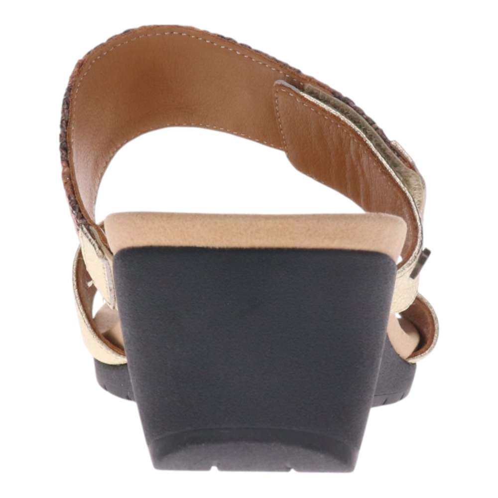 Sorrento Wedge - Gold Multi